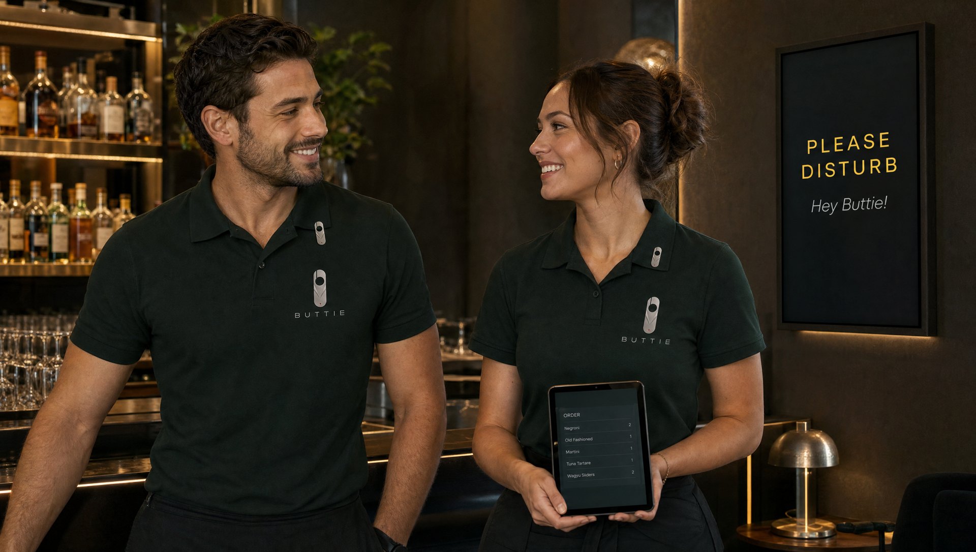 Staff in Buttie polos